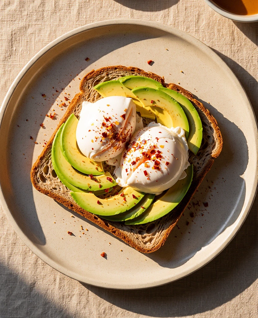 Mic dejun echilibrat cu ouă poșate